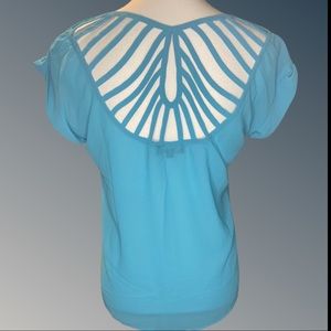 PAPERMOON Small Stitch Fit Blue Blouse/Shirt